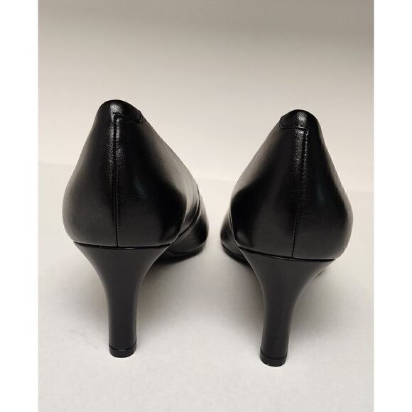 GEOX Respira Italian patent Women's Bibbiana Dress Heel Pumps, Black SZ 38/US8 - Picture 10 of 13